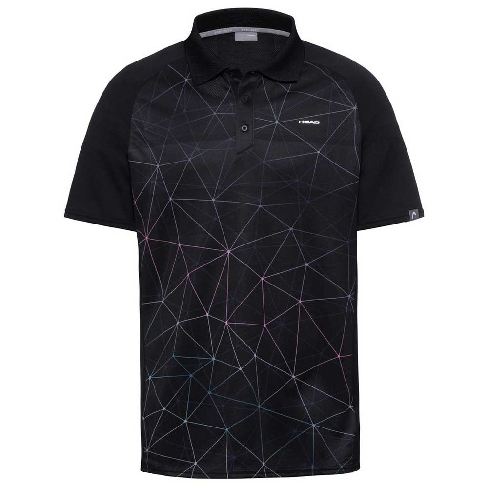 Head Racket Performance Short Sleeve Polo Shirt Noir S Homme