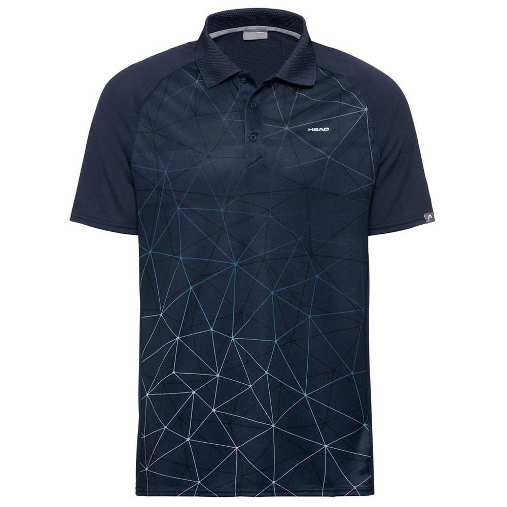 Head Racket Performance Short Sleeve Polo Shirt Bleu M Homme