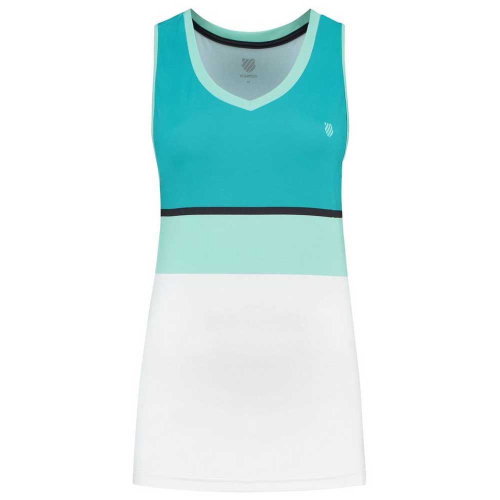 K-swiss Hypercourt Stripe Sleeveless T-shirt Multicolore XL Femme