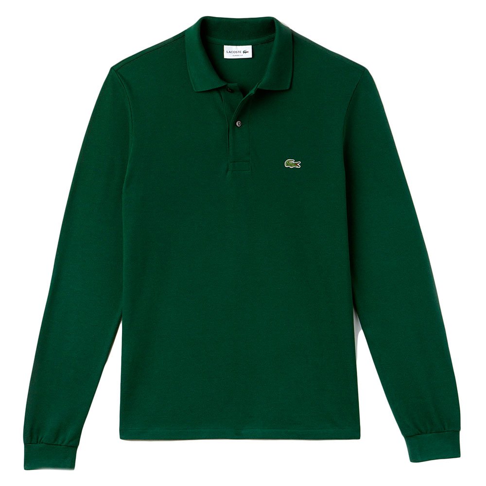 Lacoste L1312 Best Long Sleeve Polo Shirt Vert S
