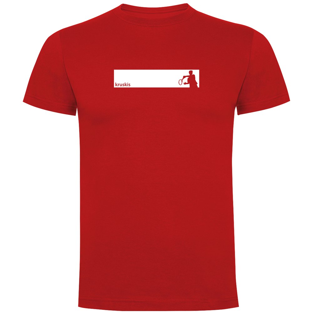 Kruskis Tennis Frame Short Sleeve T-shirt Rouge S Homme