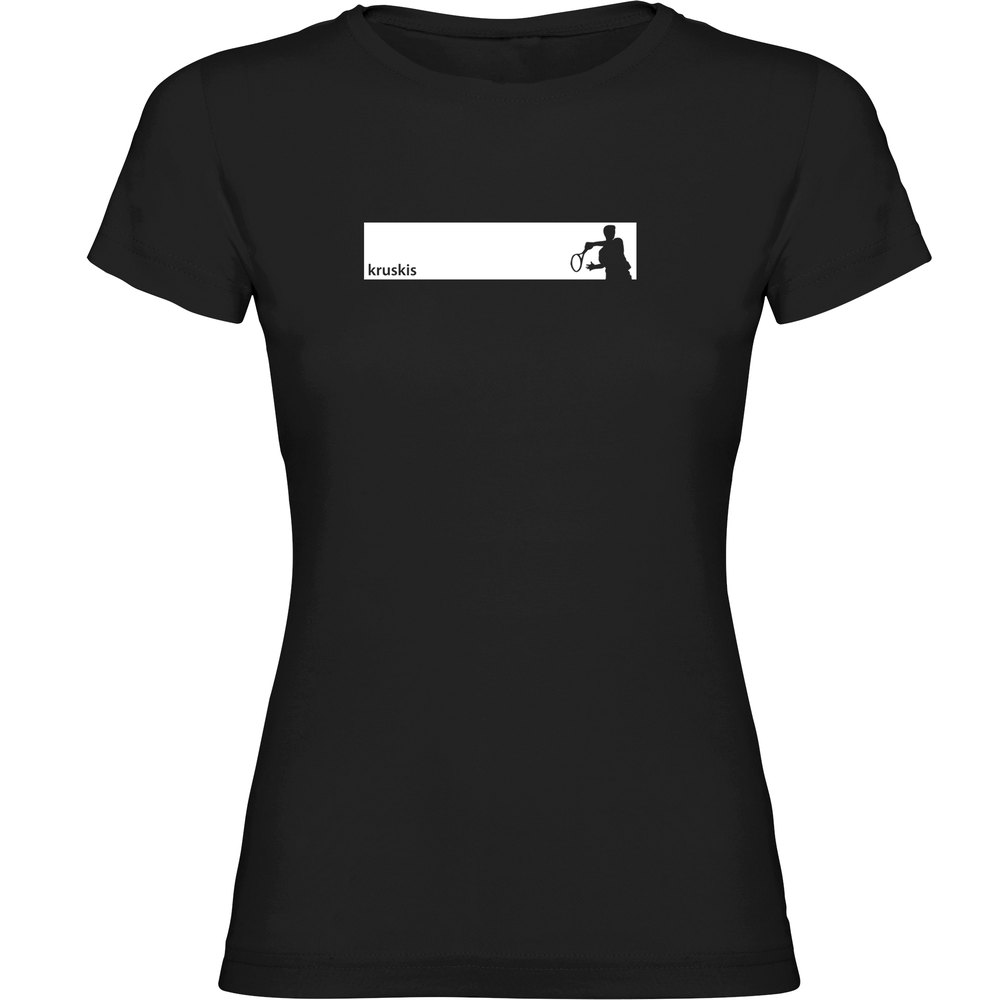 Kruskis Tennis Frame Short Sleeve T-shirt Noir 2XL Femme