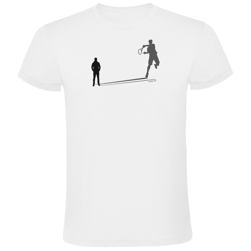 Kruskis Tennis Shadow Short Sleeve T-shirt Blanc XL Homme