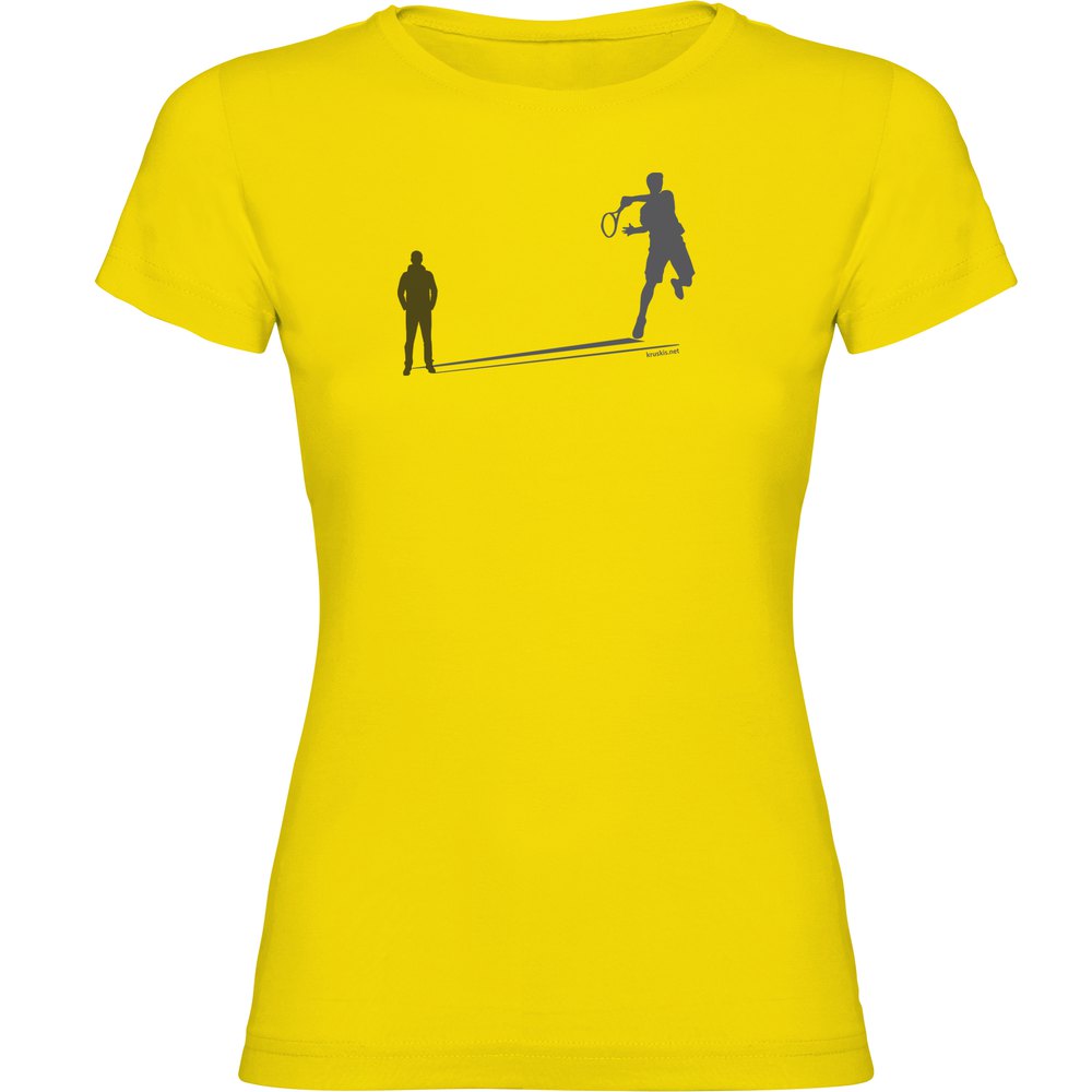 Kruskis Tennis Shadow Short Sleeve T-shirt Jaune XL Femme