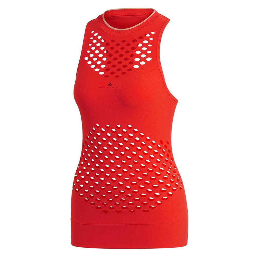 Adidas Stella Mccartney Court Seamless Sleeveless T-shirt Rouge L