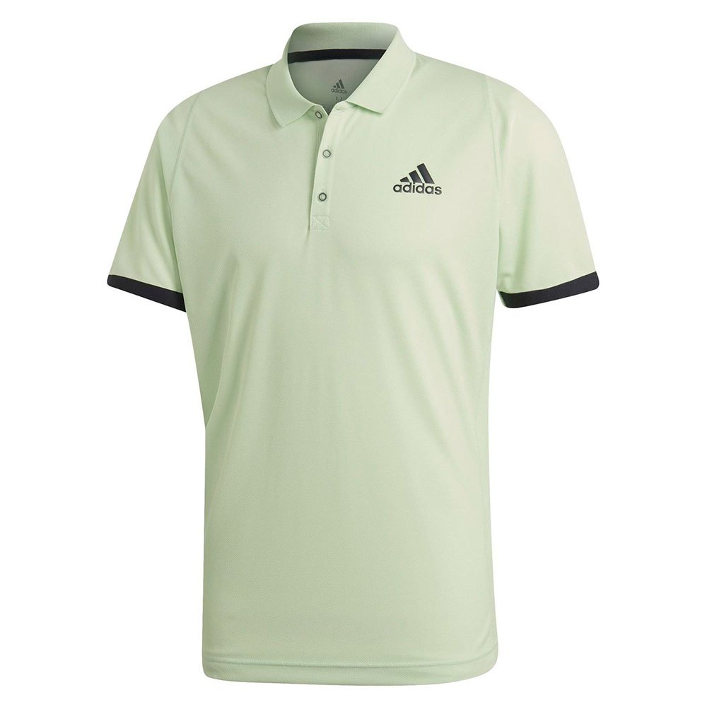 Adidas Polo à Manches Courtes New York S Bright Green / Carbon
