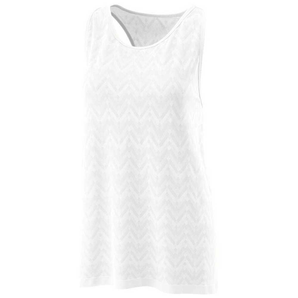 Wilson Power Seamless Sleeveless T-shirt Blanc M