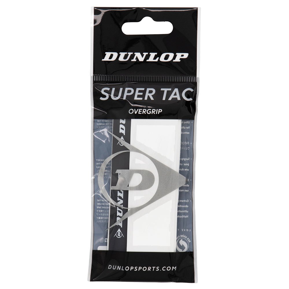 Dunlop Surgrip Tennis Super Tac One Size White