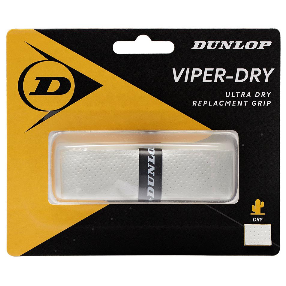 Dunlop Grip Tennis Viperdry One Size White