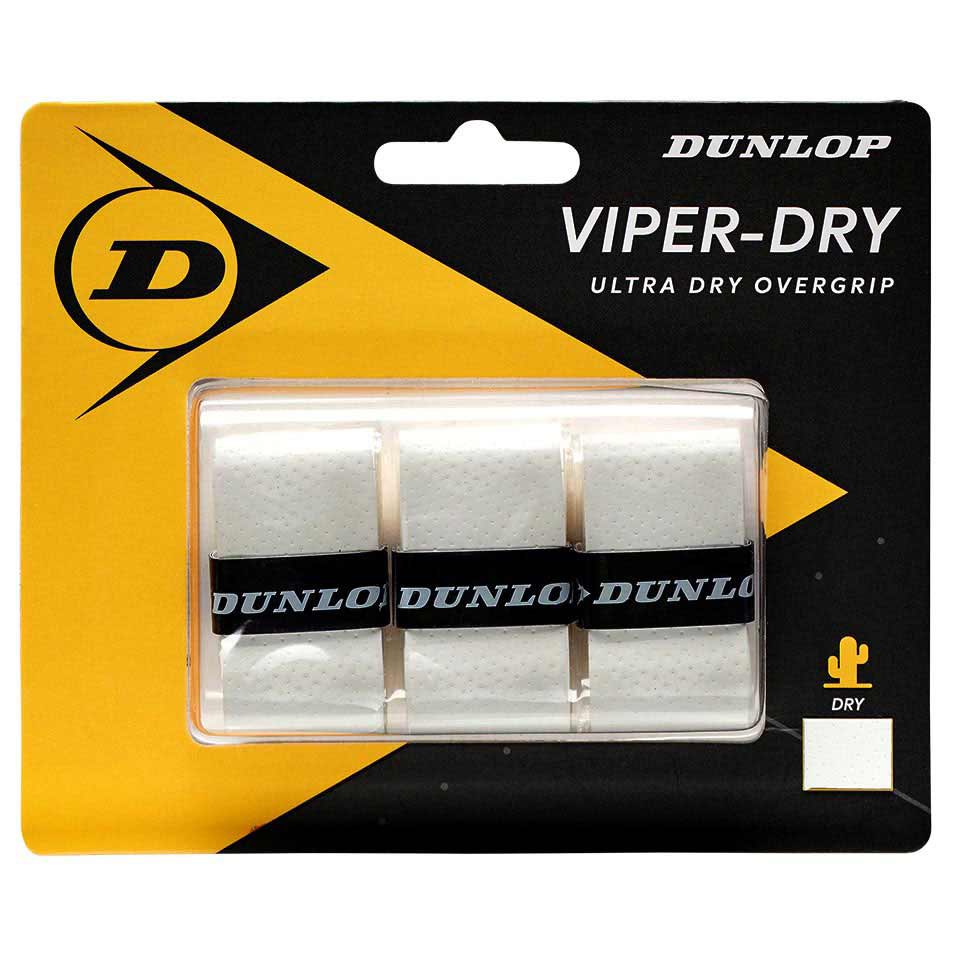 Dunlop Viperdry Tennis Overgrip 3 Units Blanc