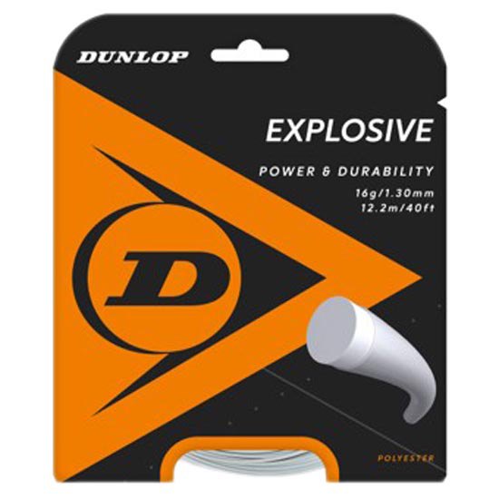 Dunlop Explosive 12 M Tennis Single String Orange 1.25 mm