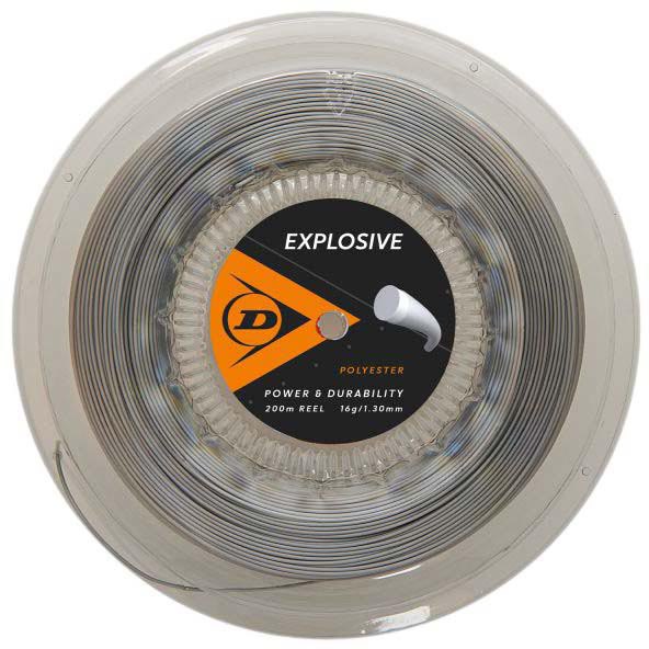 Dunlop Corde Simple De Tennis Explosive 200 M 1.25 mm Silver