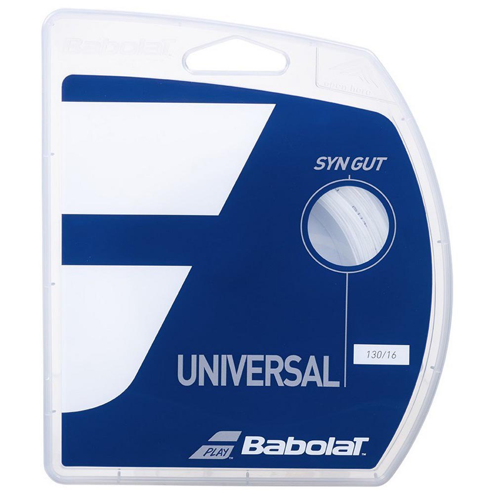 Babolat Synthetic Gut 12 M Tennis Single String Blanc 1.25 mm