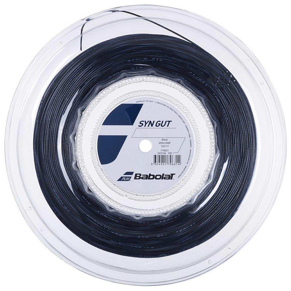 Babolat Synthetic Gut 200 M Tennis Reel String Noir 1.30 mm
