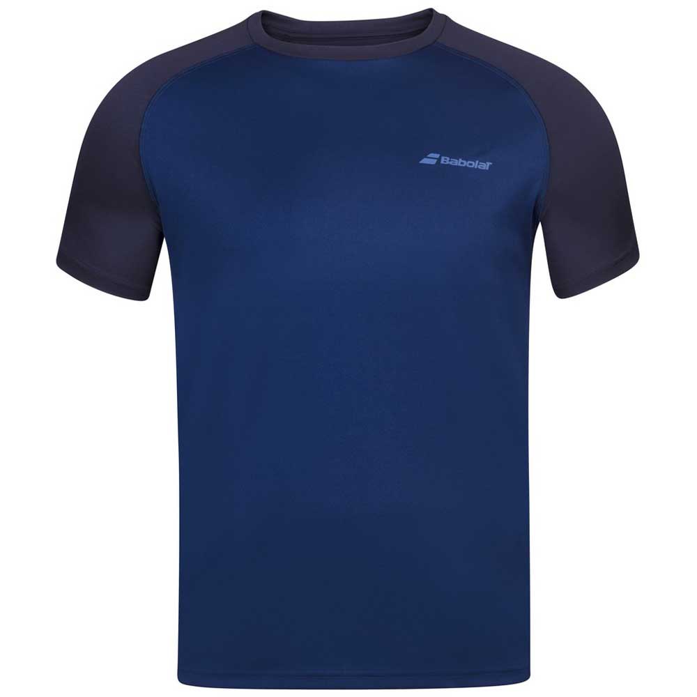 Babolat T-shirt à Manches Courtes Play Crew Neck 6-8 Years Estate Blue