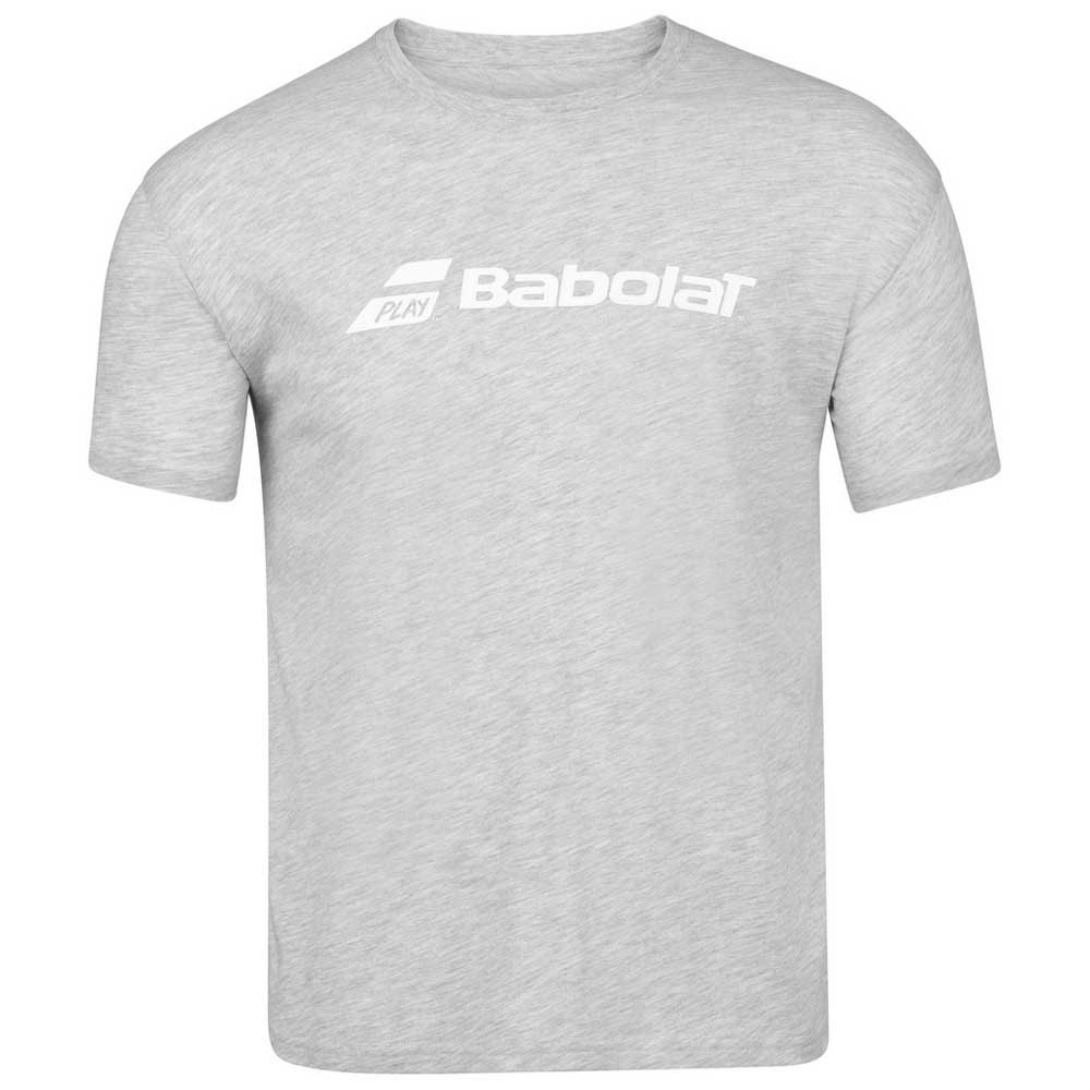 Babolat Exercise Logo Short Sleeve T-shirt Gris 8-10 Years Garçon