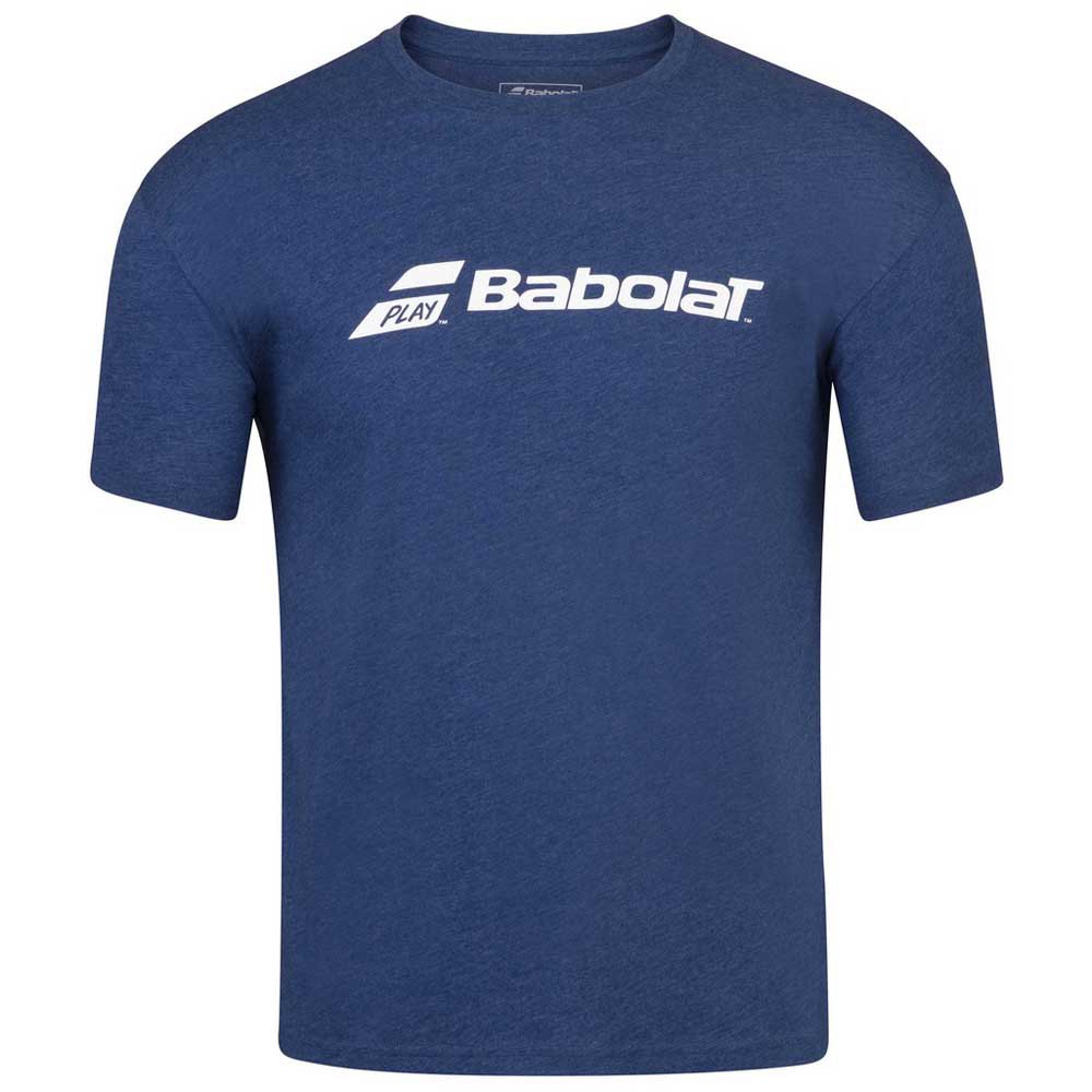 Babolat Exercise Logo Short Sleeve T-shirt Bleu 8-10 Years Garçon