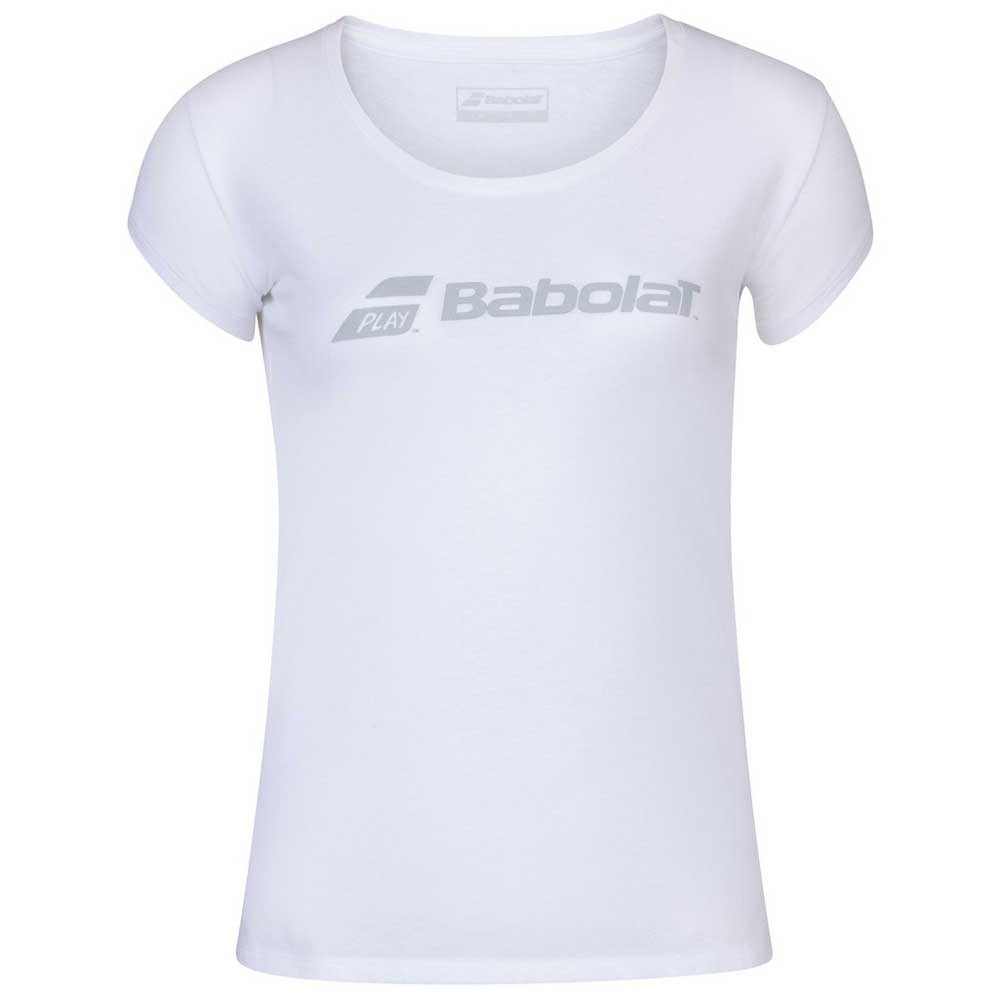 Babolat Exercise Logo Short Sleeve T-shirt Blanc 10-12 Years Garçon