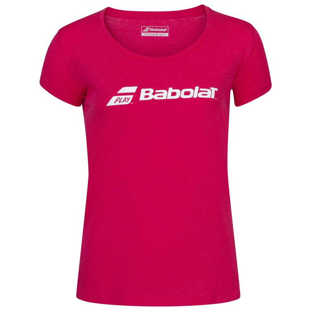 Babolat Exercise Logo Short Sleeve T-shirt Rose 10-12 Years Garçon