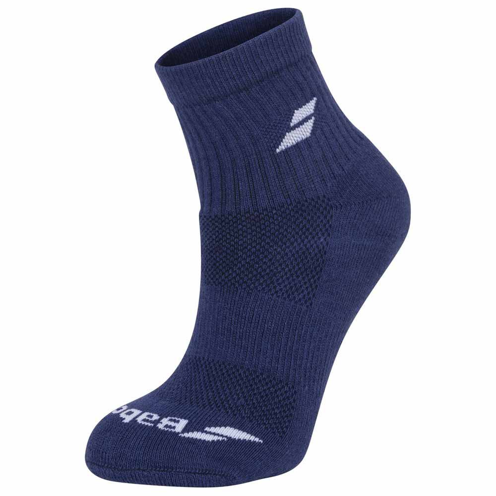 Babolat Quarter Socks 3 Pairs Bleu EU 43-46