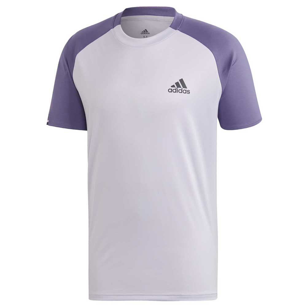 Adidas Badminton T-shirt à Manches Courtes Club Colourblock XL Purple Tint / Tech Purple
