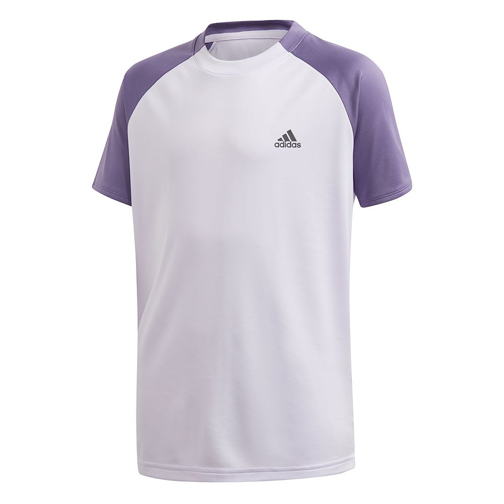 Adidas Badminton T-shirt à Manches Courtes Club 140 cm Purple Tint / Tech Purple