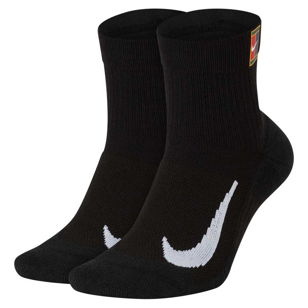 Nike Des Chaussettes Court Multiplier Max Ankle 2 Paires EU 46-50 Black / Black