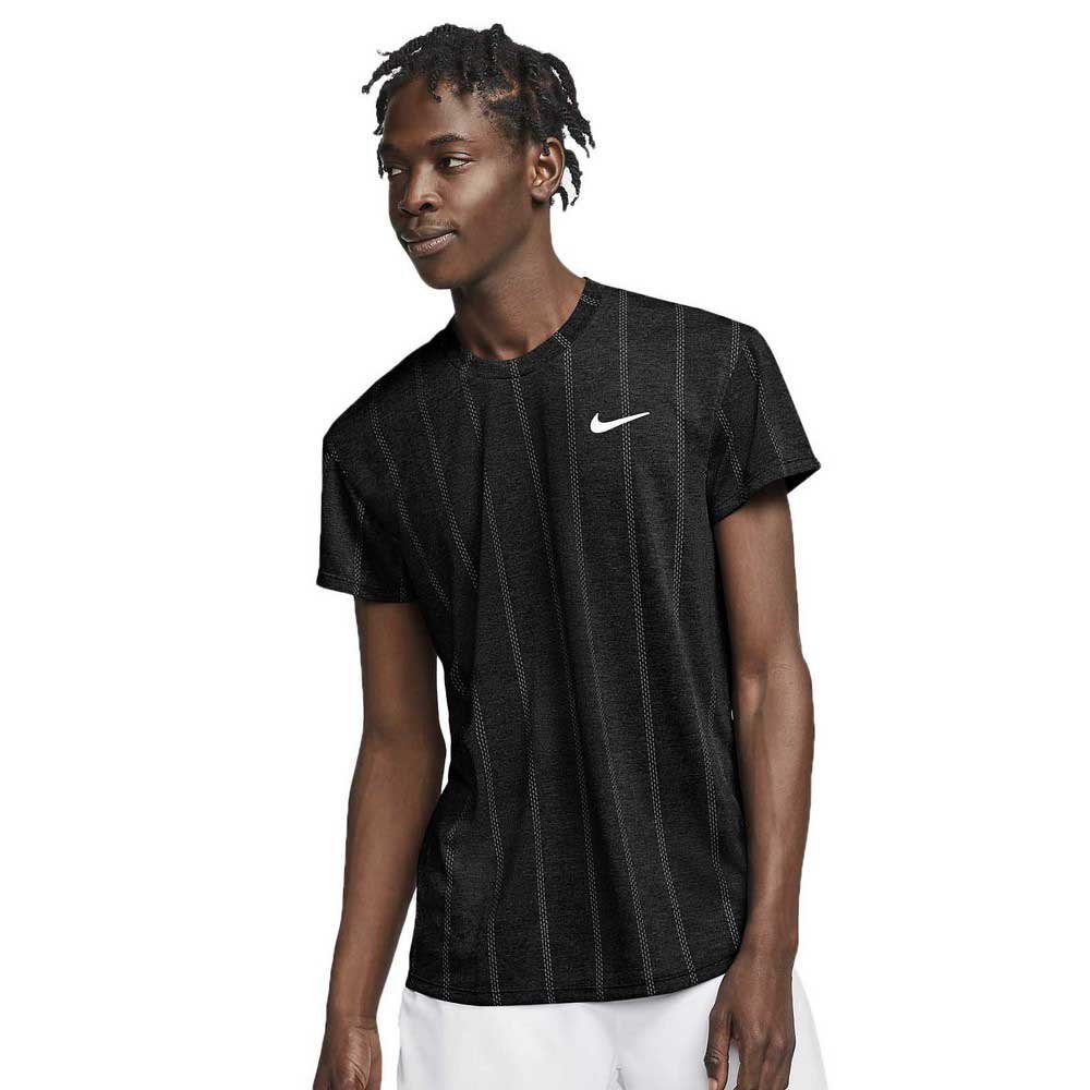 Nike Court Challenger Short Sleeve T-shirt Noir S Homme