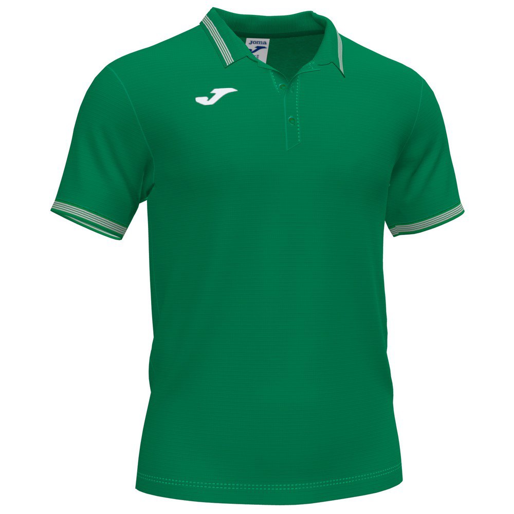 Joma Campus Iii Short Sleeve Polo Shirt Vert 5-6 Years