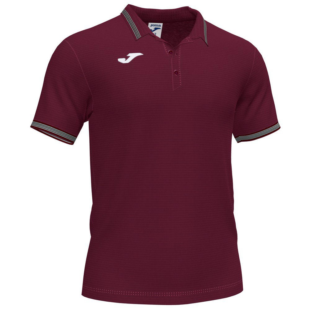 Joma Polo à Manches Courtes Campus Iii 7-8 Years Burgundy
