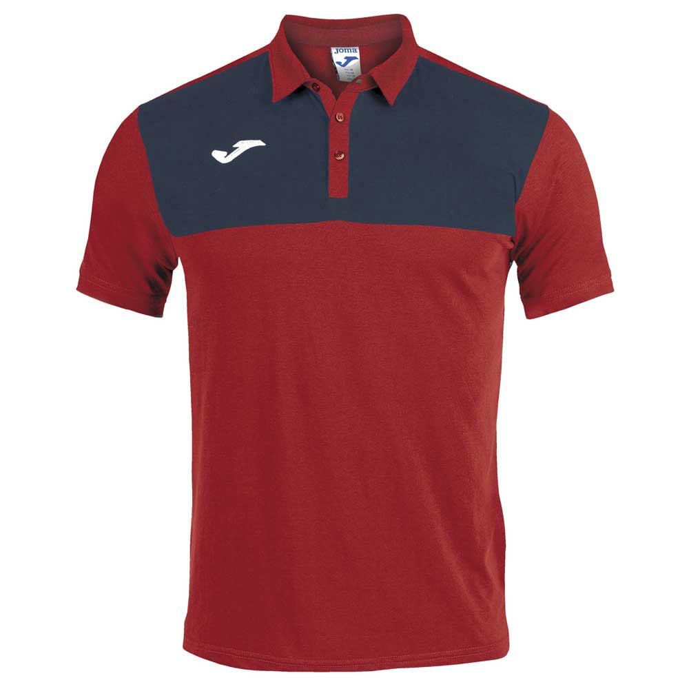 Joma Polo à Manches Courtes Winner S Red / Dark Navy