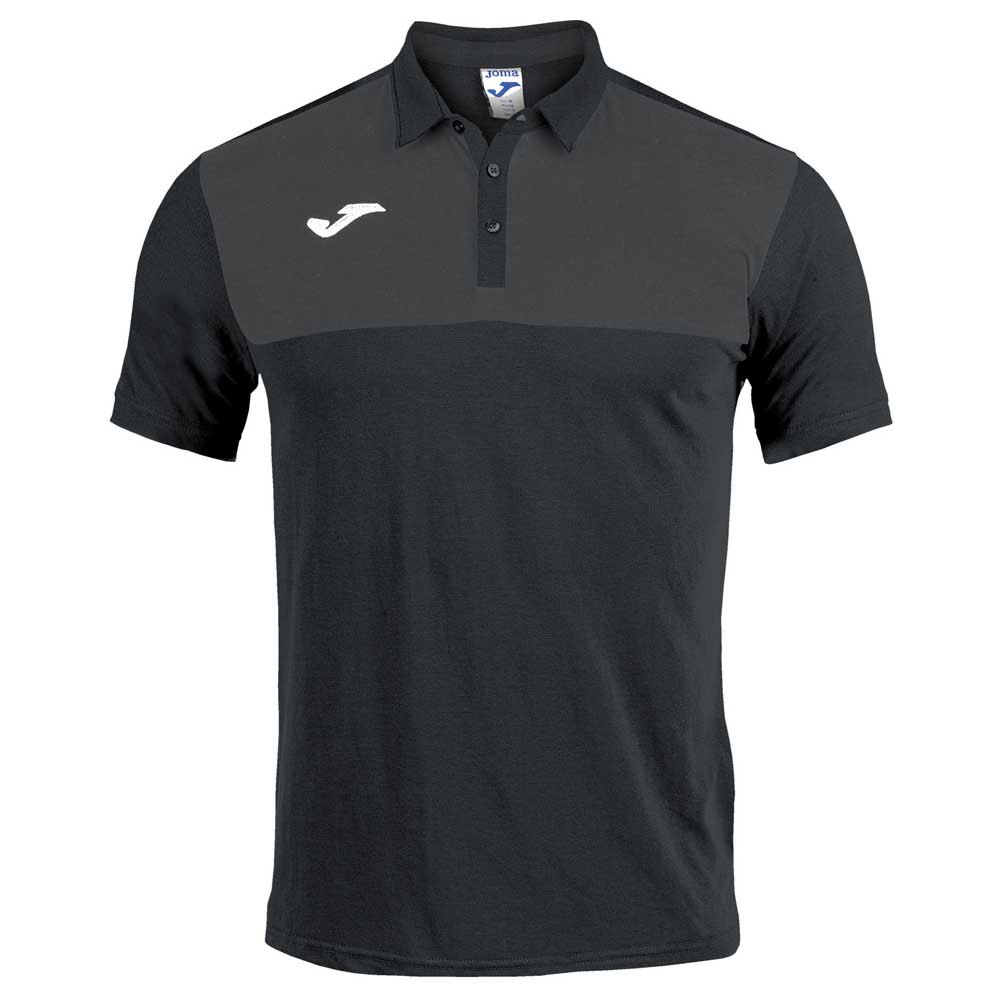 Joma Polo à Manches Courtes Winner S Black / Anthracite