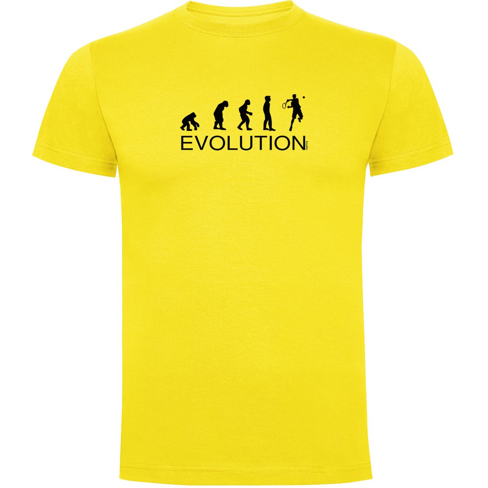 Kruskis Evolution Smash Short Sleeve T-shirt Jaune 2XL