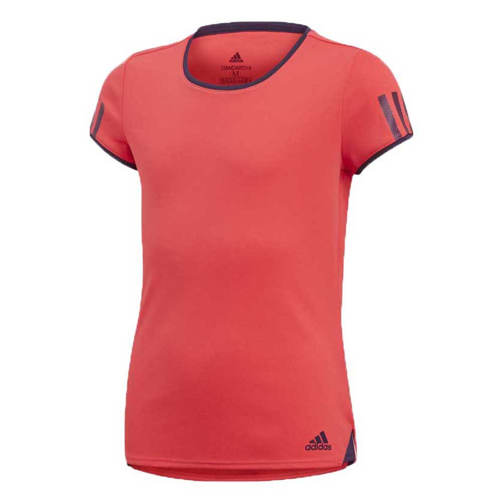 Adidas Club Short Sleeve T-shirt Rouge 14-15 Years Garçon
