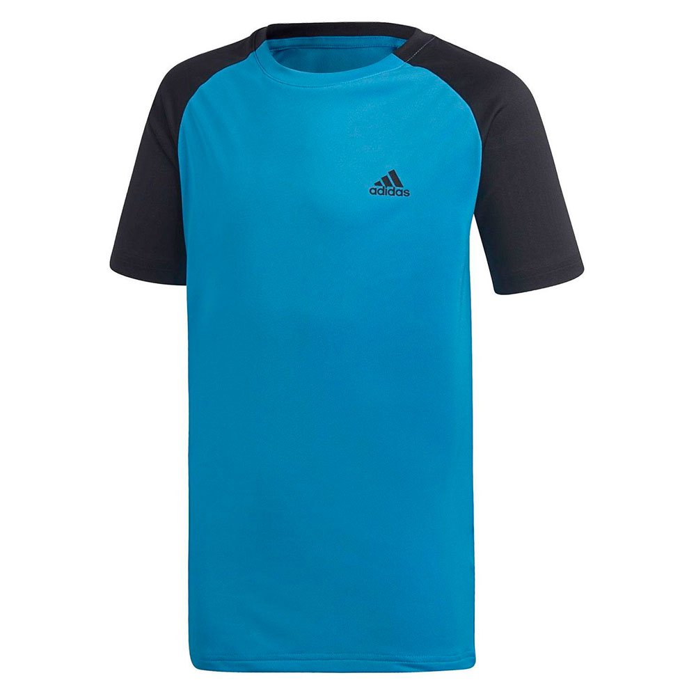Adidas T-shirt Manche Courte Club 128 cm Shock Cyan / Black