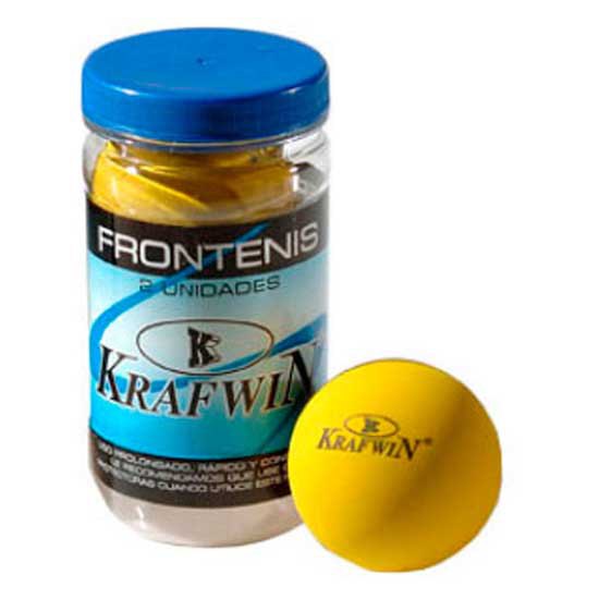 Krafwin Frontennis Balls Jaune 2 Units