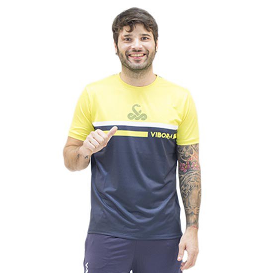 Vibora T-shirt à Manches Courtes Advanced Pro S Navy / Yellow Fluo
