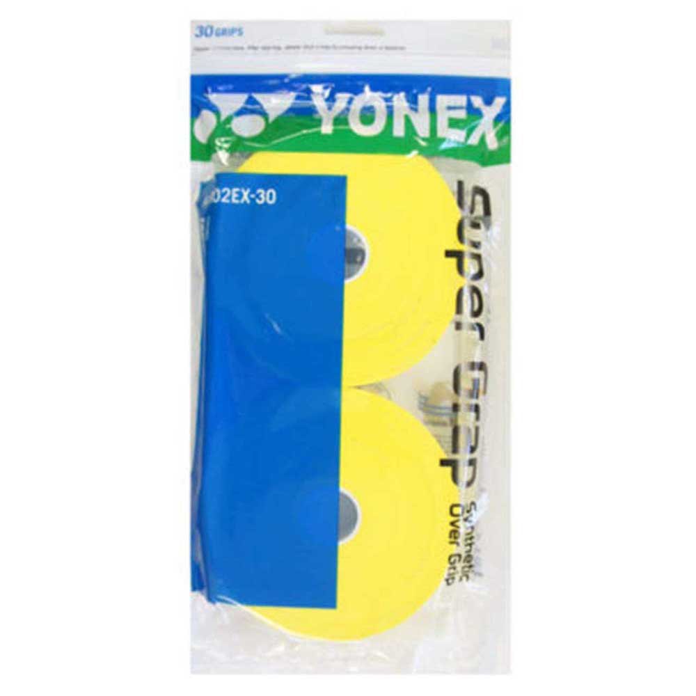 Yonex Super Grap Ac102ex Tennis Overgrip 30 Units Jaune