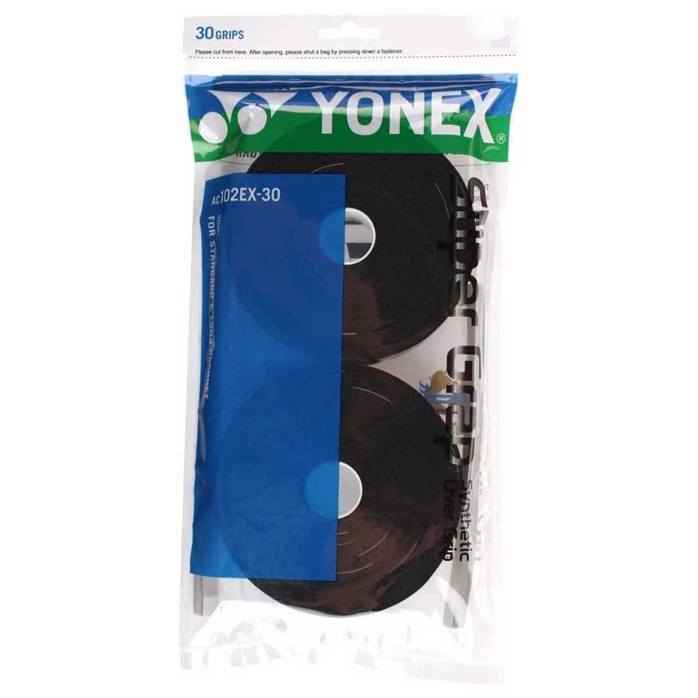 Yonex Surgrip Tennis Super Grap Ac102ex 30 Unités One Size Black