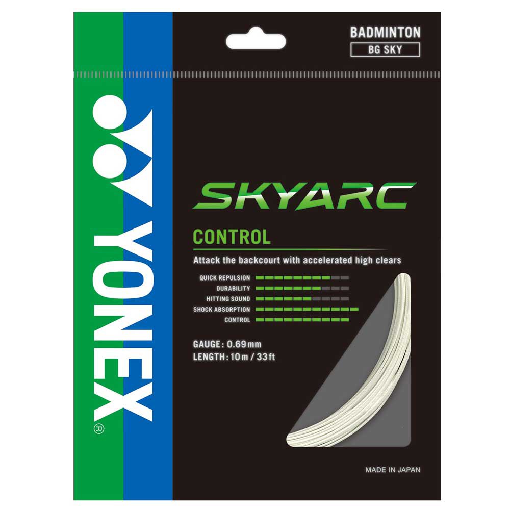 Yonex Skyarc 10 M Badminton Single String Blanc 0.69 mm