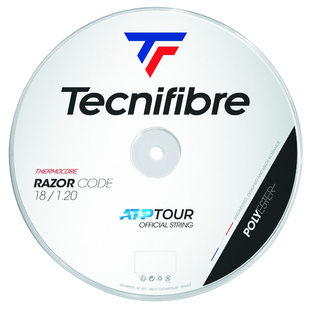 Tecnifibre Razor Code 200 M Tennis Reel String Noir 1.30 mm