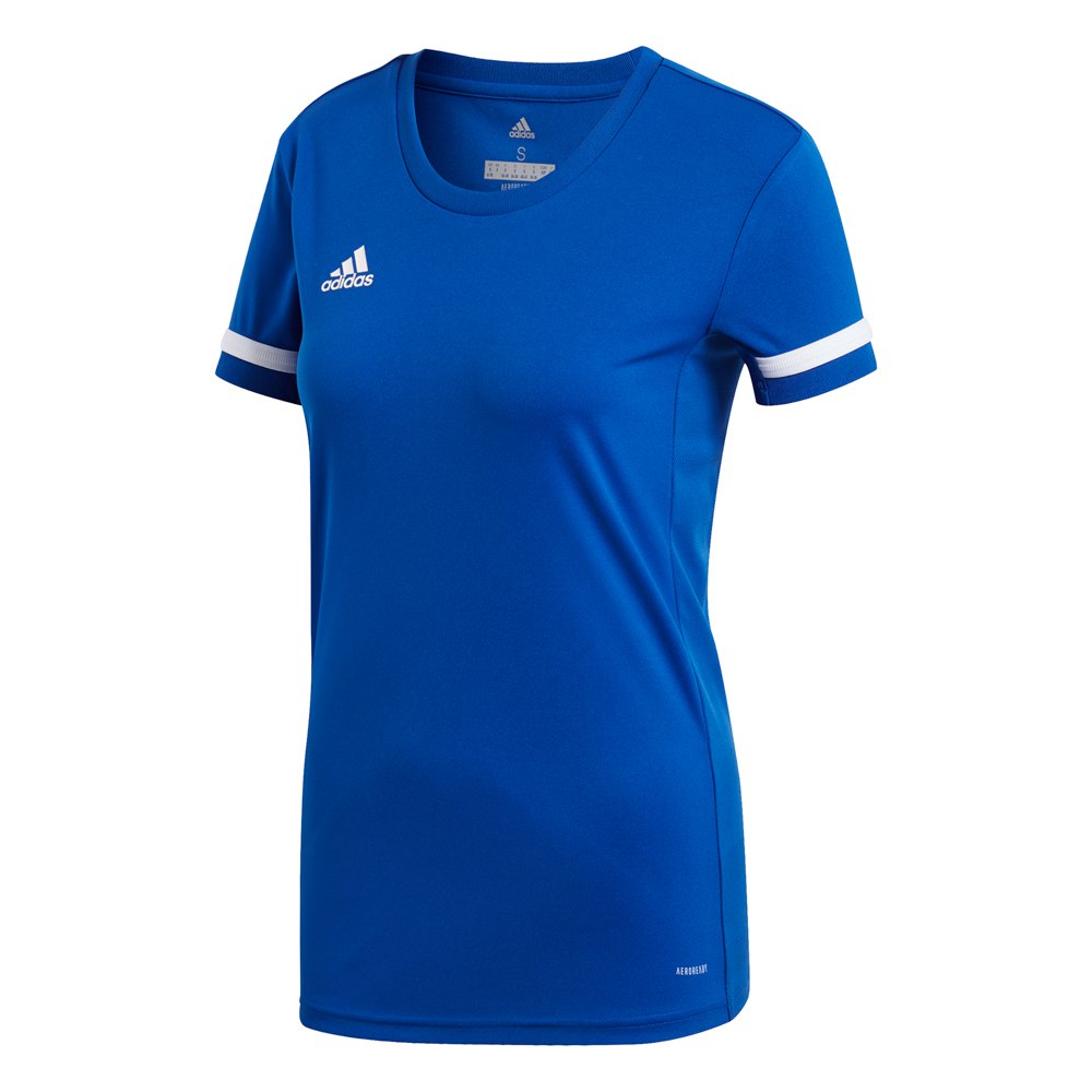 Adidas Badminton Team 19 Short Sleeve T-shirt Bleu M
