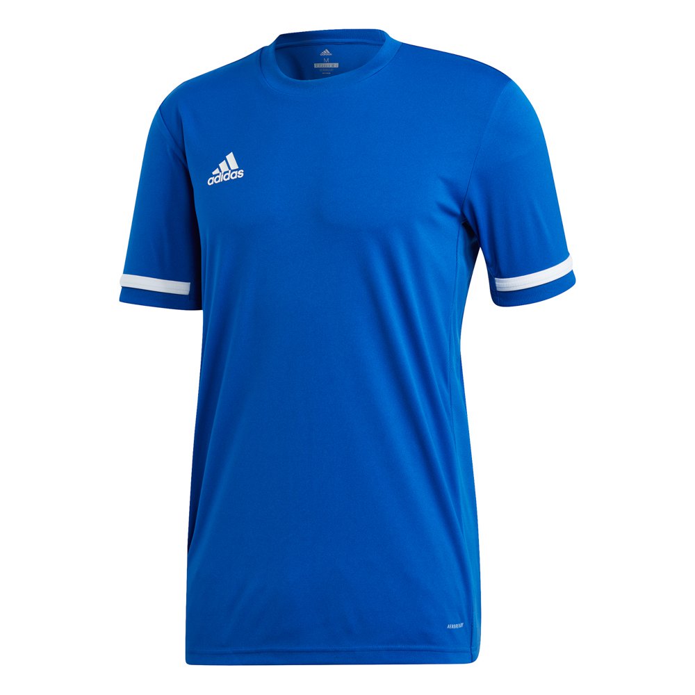 Adidas Badminton Team 19 Short Sleeve T-shirt Bleu 2XL