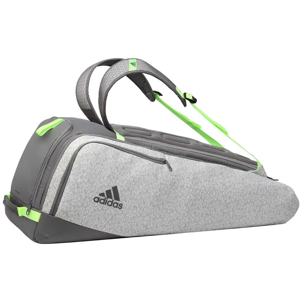 Adidas Badminton Sac Raquettes 360 B7 One Size Grey / Lime