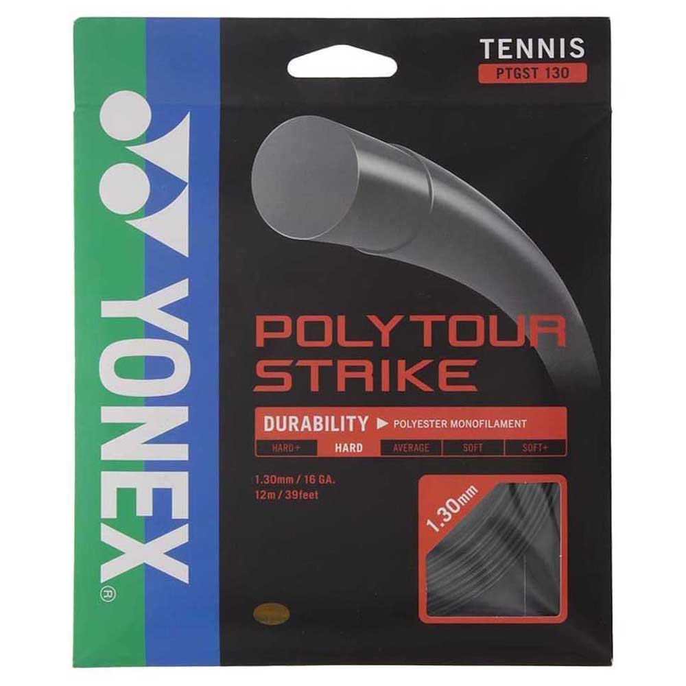Yonex Poly Tour Strike 12 M Tennis Single String Noir 1.25 mm