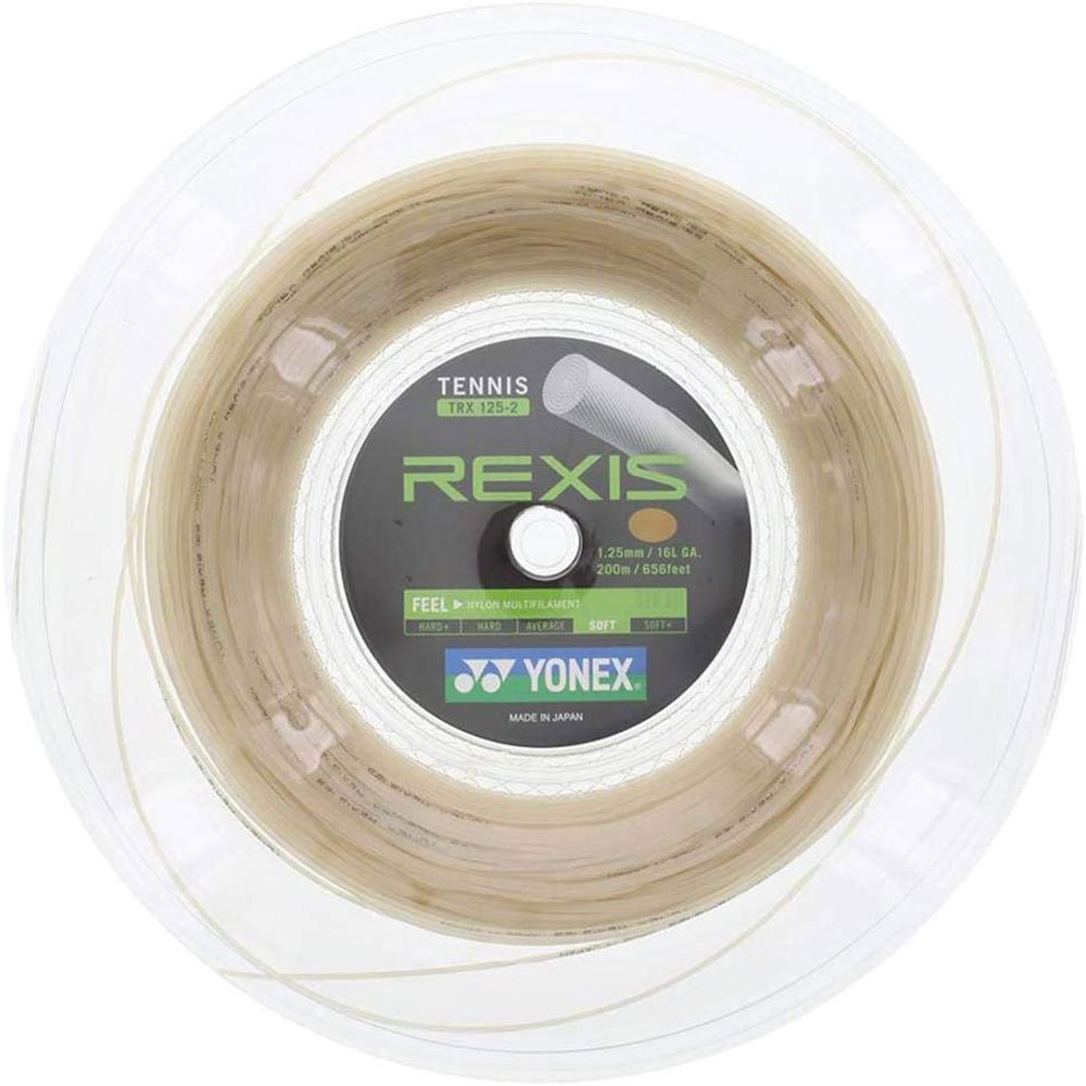 Yonex Corde De Bobine De Tennis Rexis 200 M 1.25 mm White