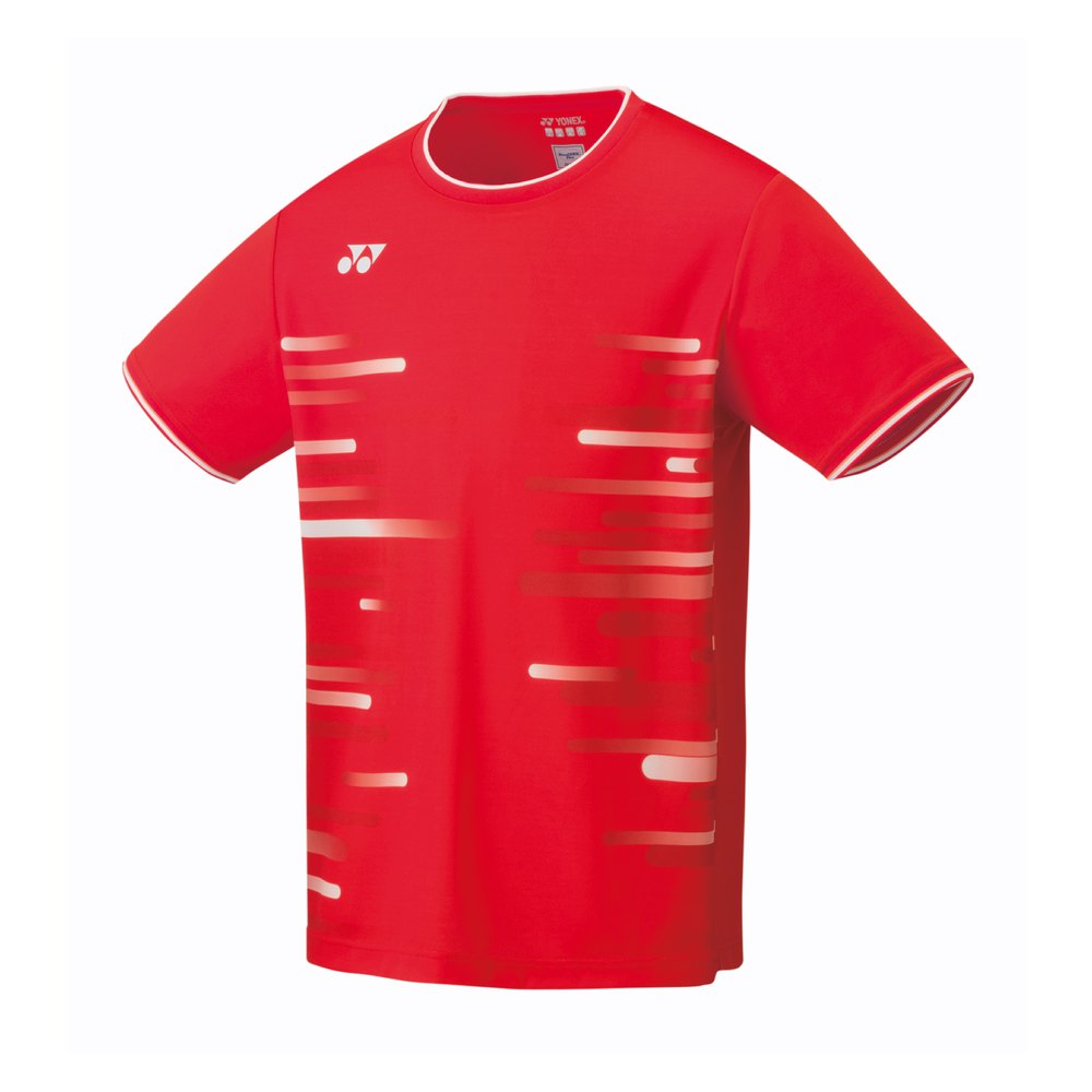 Yonex Crew Short Sleeve T-shirt Rouge S Homme