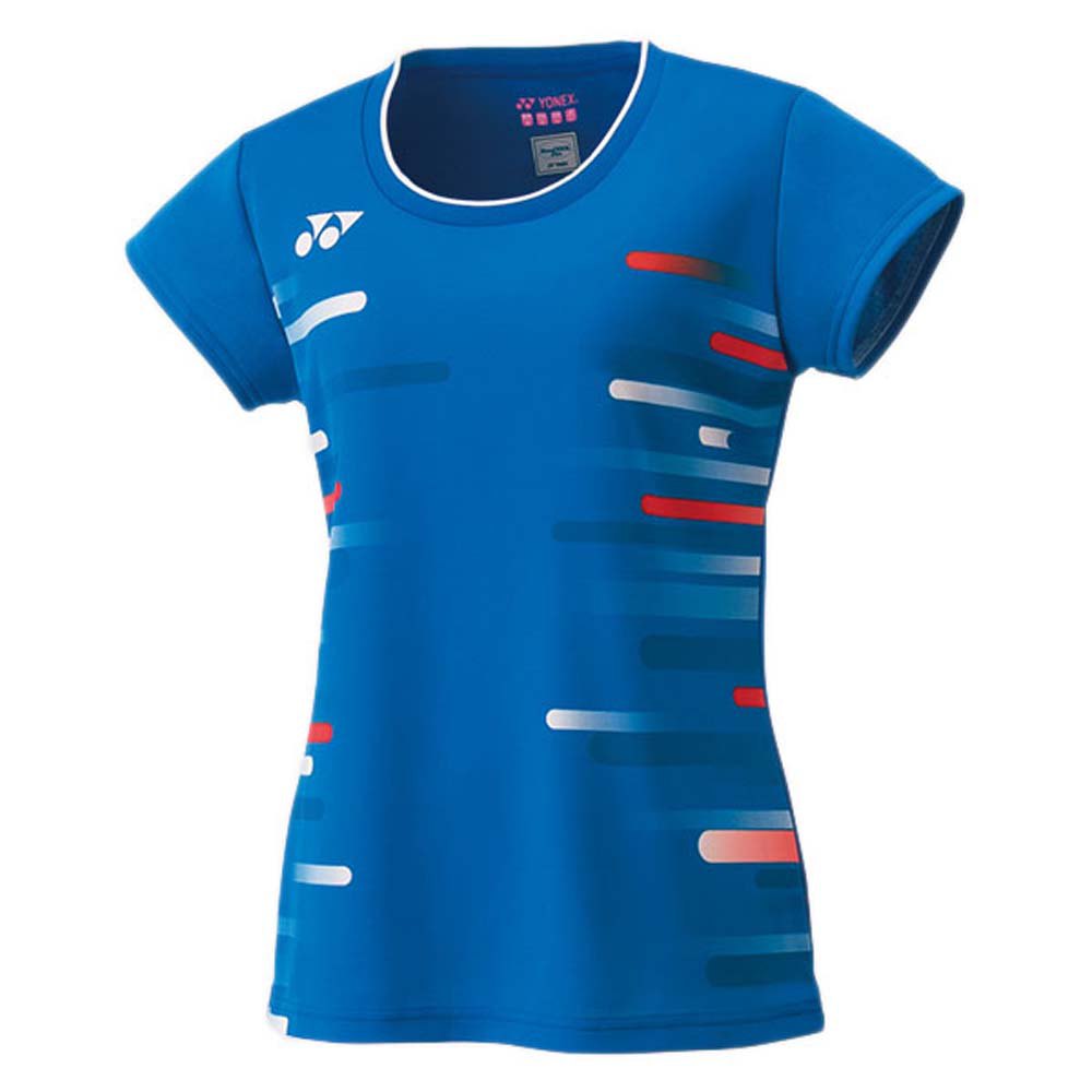 Yonex Game Short Sleeve T-shirt Bleu S Femme