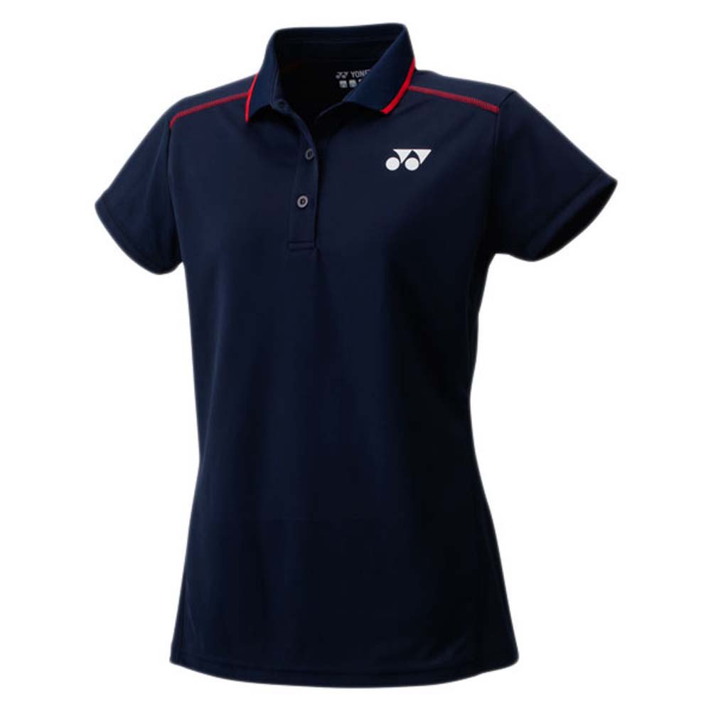 Yonex Team Short Sleeve Polo Shirt Bleu XL Femme