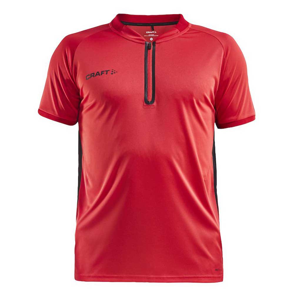 Craft Polo à Manches Courtes Pro Control Impact M Bright Red / Black